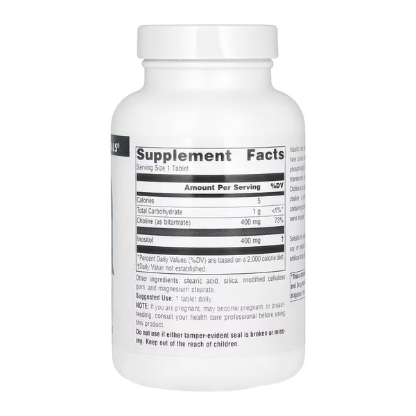 Inositol & Choline 800mg - 50 tabs. Фото 2