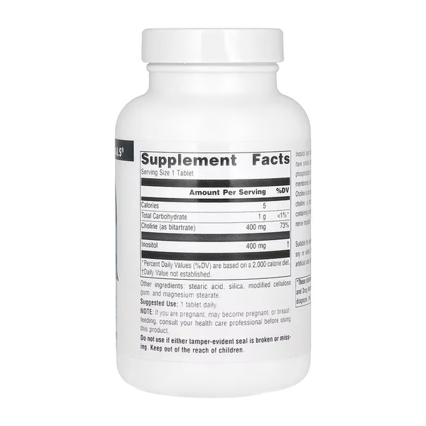 Inositol & Choline 800 mg - 100 tabs. Фото 2