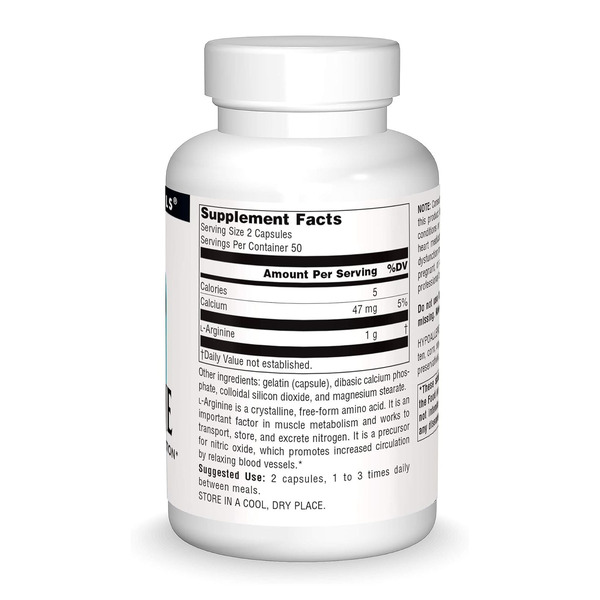 L-Arginine 500 mg - 50 tabs. Фото 2