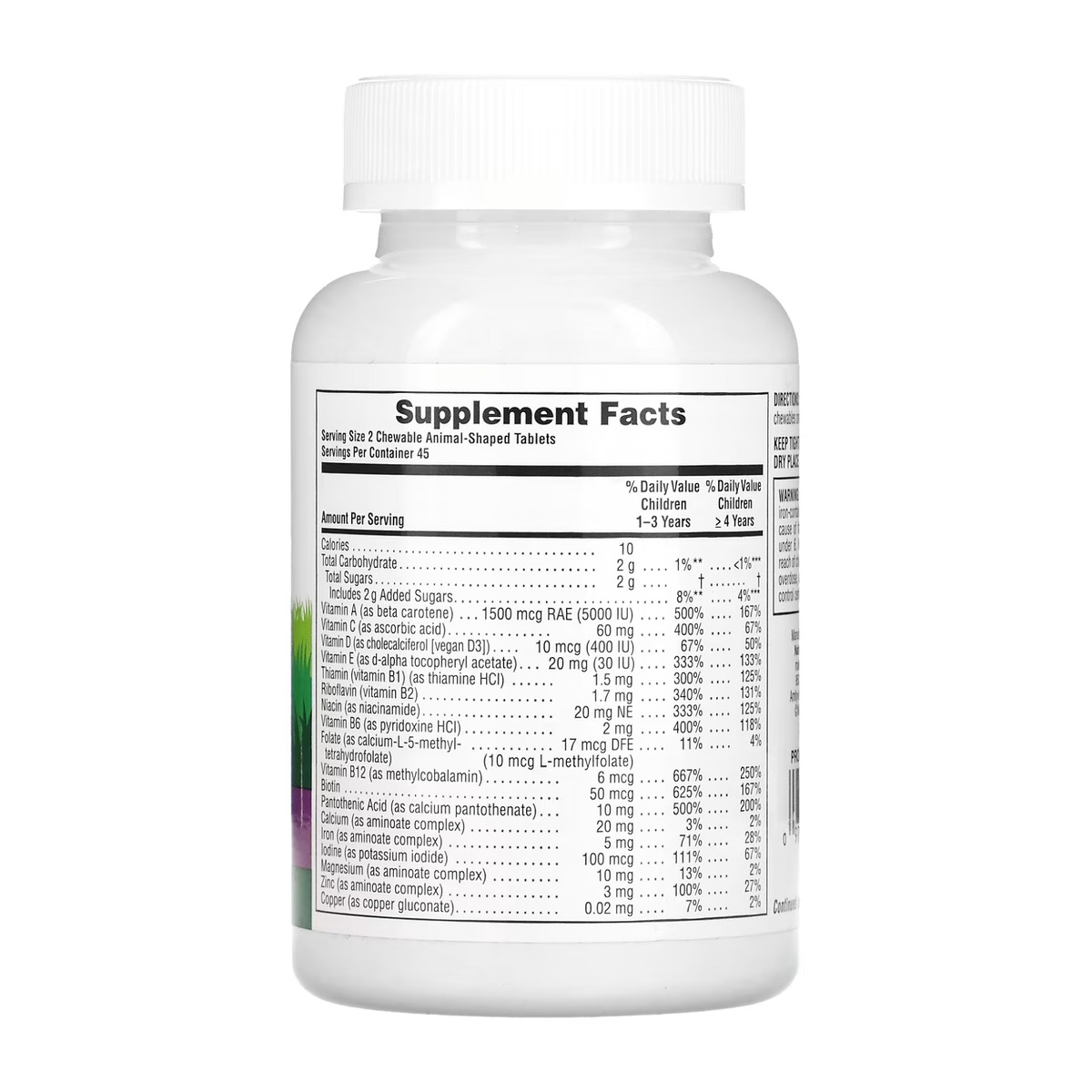 Children’s Multivitamin - 90 tabs Grape. Фото 2