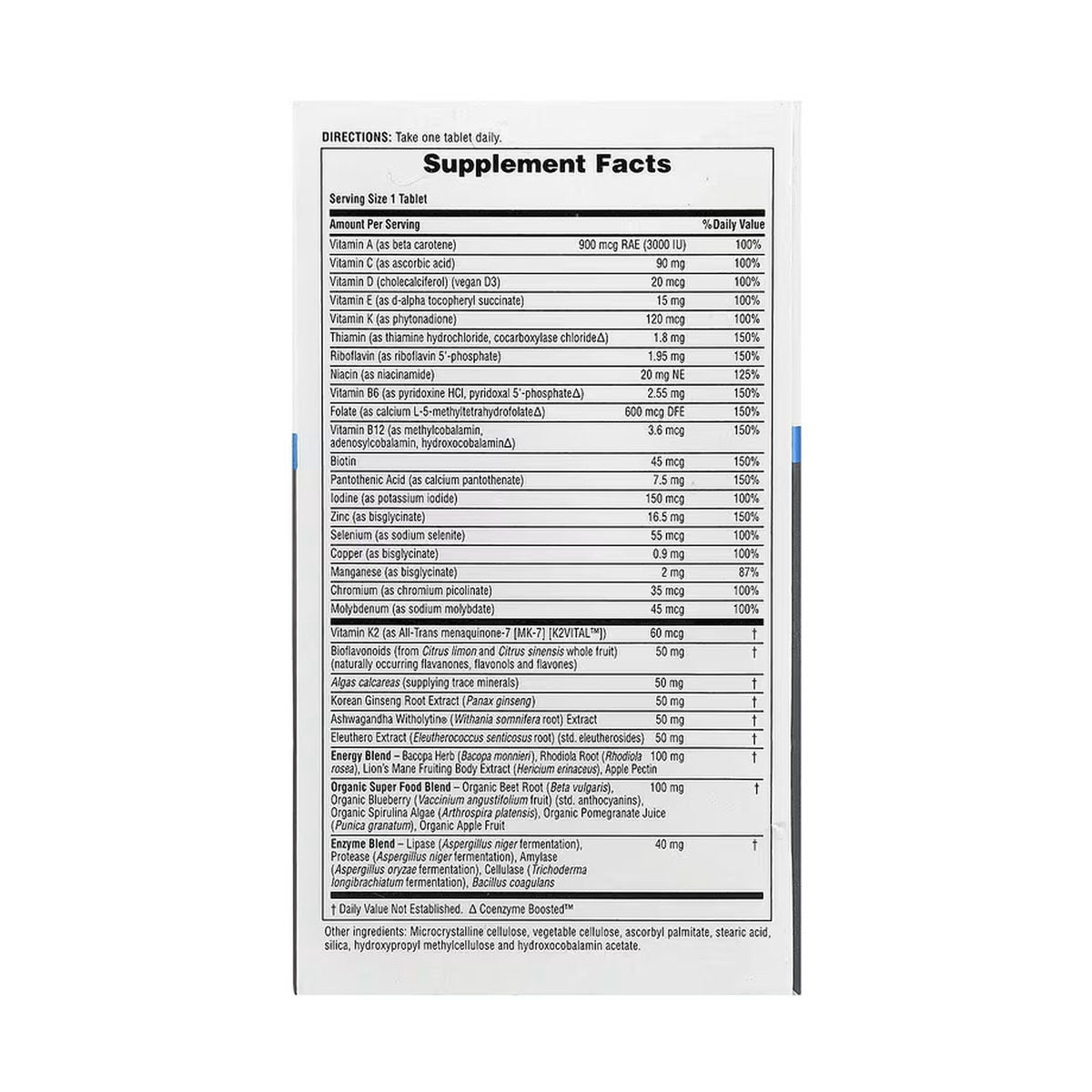 His Journey Once Daily Multi - 30 tabs. Фото 2