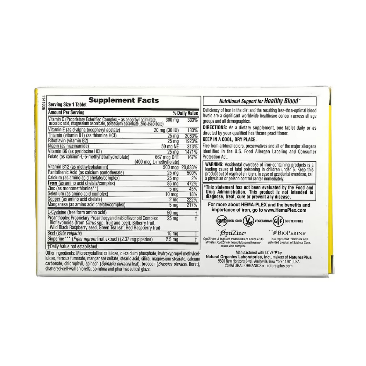 Hema-Plex - 10 tabs 6 box. Фото 2