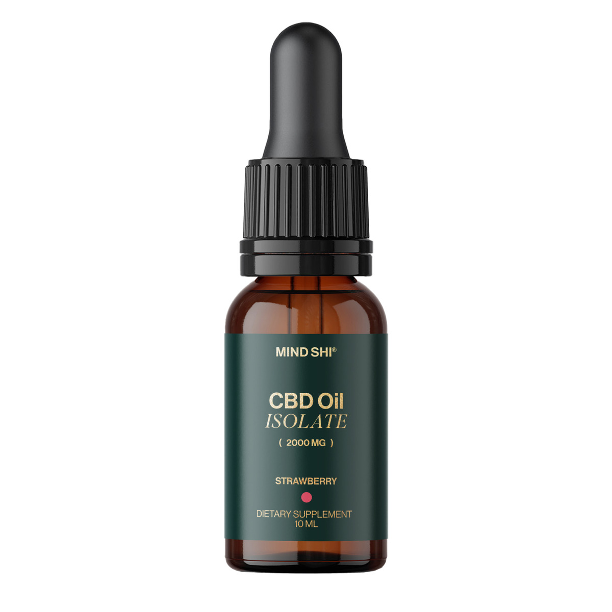 CBD Oil Isolate 2000 mg Strawberry - 10 ml. Фото 6