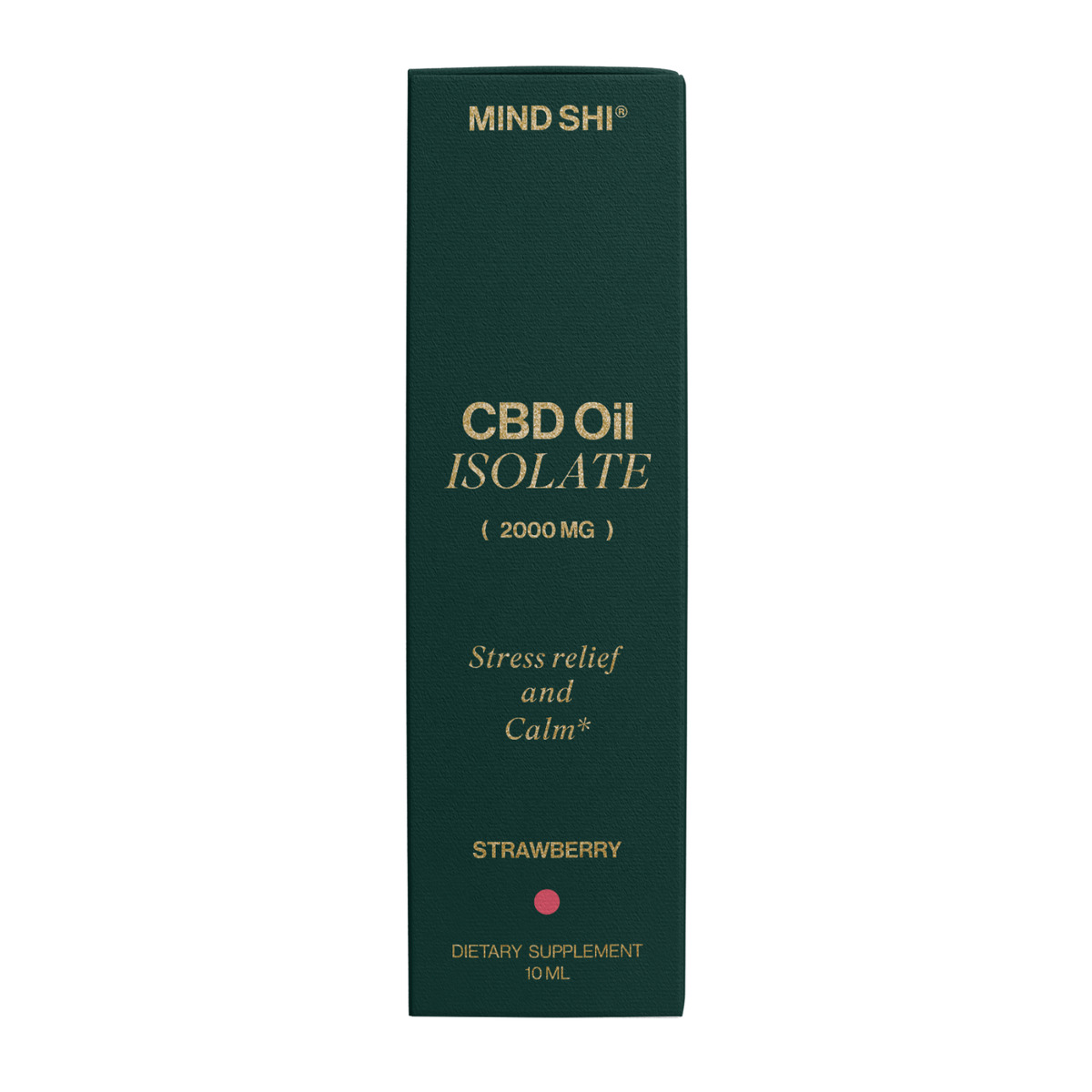 CBD Oil Isolate 2000 mg Strawberry - 10 ml. Фото 2