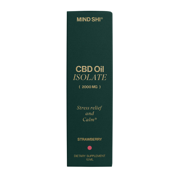 CBD Oil Isolate 2000 mg Strawberry - 10 ml. Фото 2