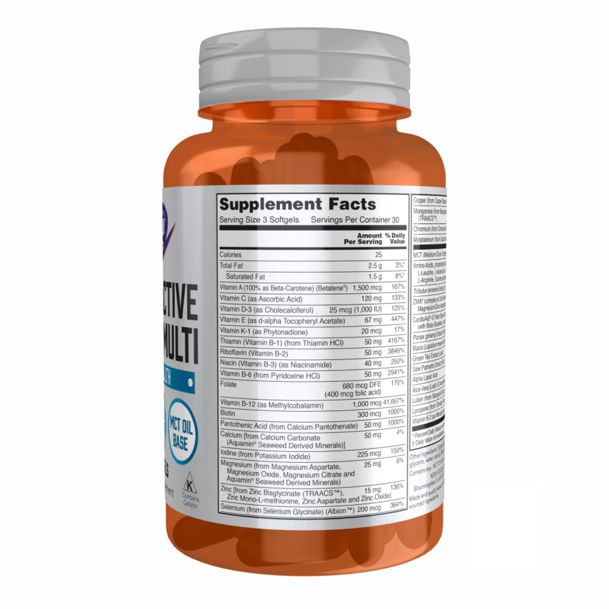 Men's Active Sports Multi - 90 softgels (Повреждена банка). Фото 3