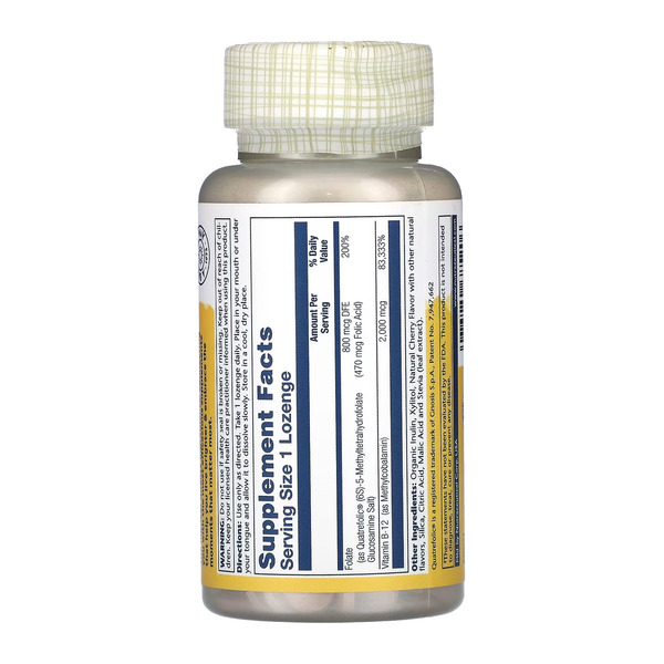 Methyl B-12 & Methyl Folate - 60 caps. Фото 2