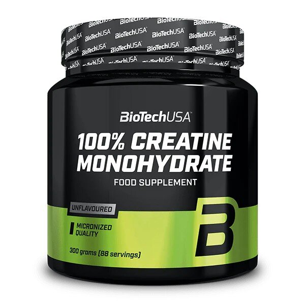 Креатин BioTech 100% Creatine Monohydrate, 300 грам без смаку