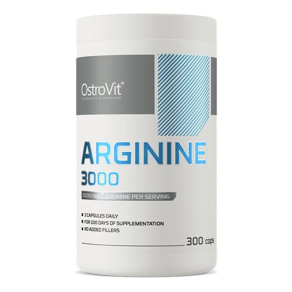 Амінокислота OstroVit Arginine 1000, 300 капсул