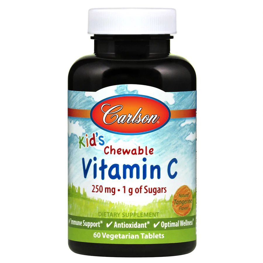 Вітаміни та мінерали Carlson Labs Kid's Chewable Vitamin C, 60 таблеток