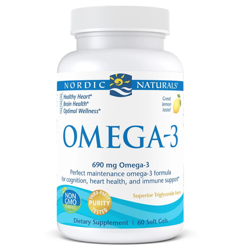 Жирні кислоти Nordic Naturals Omega-3, 60 капсул. Фото 2