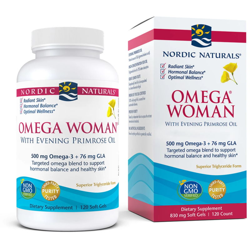 Жирные кислоты Nordic Naturals Omega Woman, 120 капсул