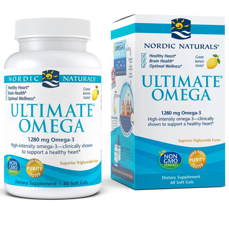 Жирні кислоти Nordic Naturals Ultimate Omega, 60 капсул