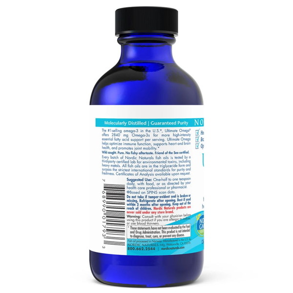 Жирные кислоты Nordic Naturals Ultimate Omega, 119 мл. Фото 2