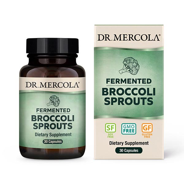Натуральна добавка Dr. Mercola Fermented Broccoli, 30 капсул