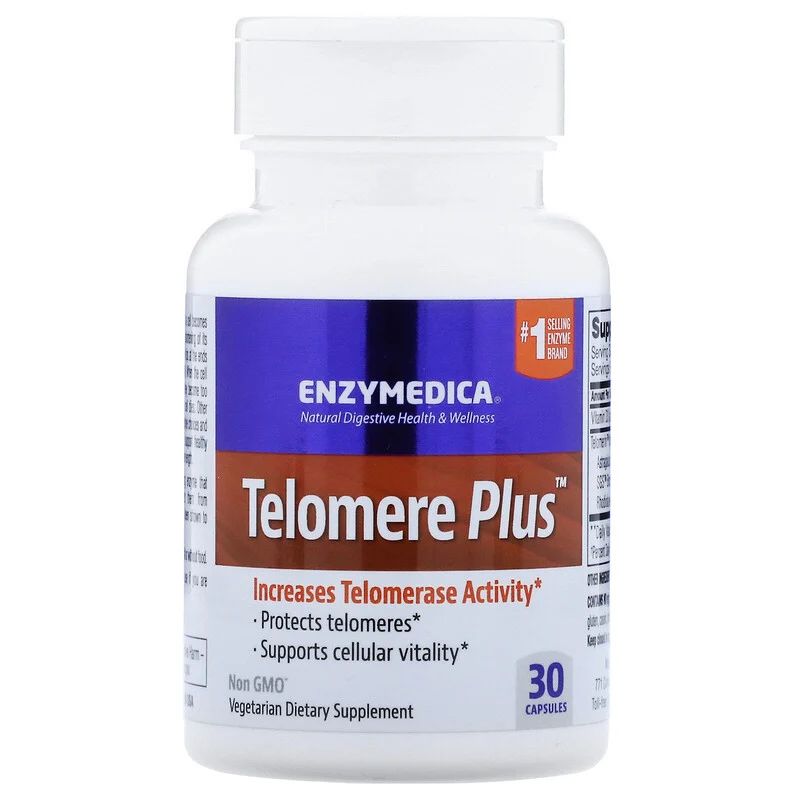 Натуральна добавка Enzymedica Telomere Plus, 30 капсул