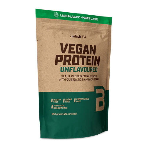 Протеин BioTech Vegan Protein Unflavored, 500 грамм
