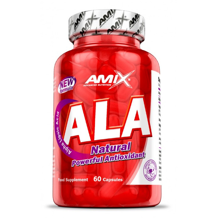 Натуральная добавка AMIX ALA 200 mg, 60 капсул