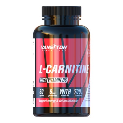 Жироспалювач Vansiton L-Carnitine, 60 капсул
