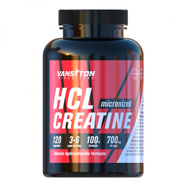 Креатин Vansiton HCL Creatin, 120 капсул