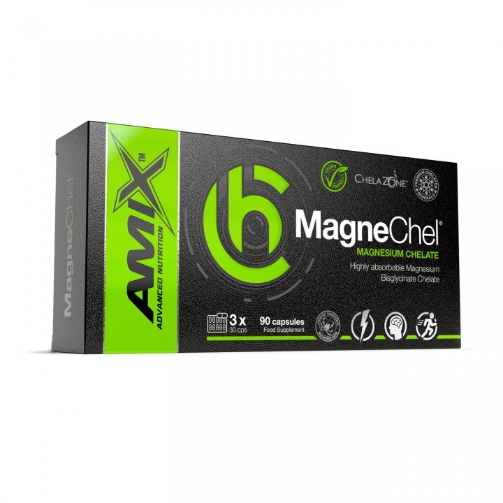 Вітаміни та мінерали AMIX ChelaZone MagneChel, 90 капсул