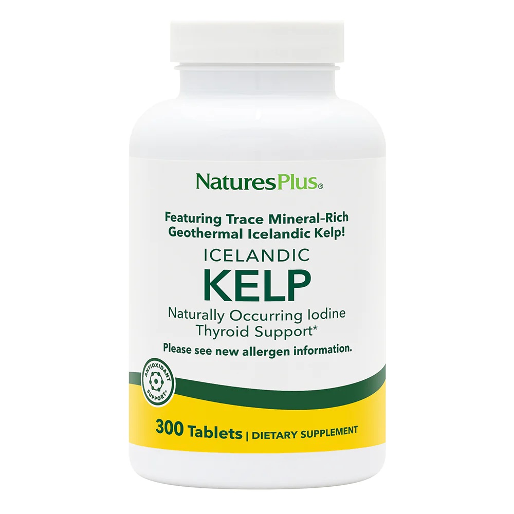 Витамины и минералы Natures Plus Kelp, 300 таблеток