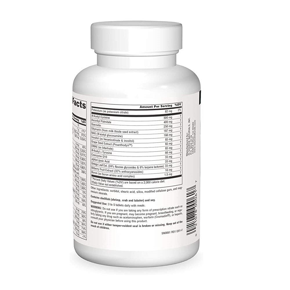 Вітаміни та мінерали Source Naturals Elan Vital Multiple, 180 таблеток. Фото 3