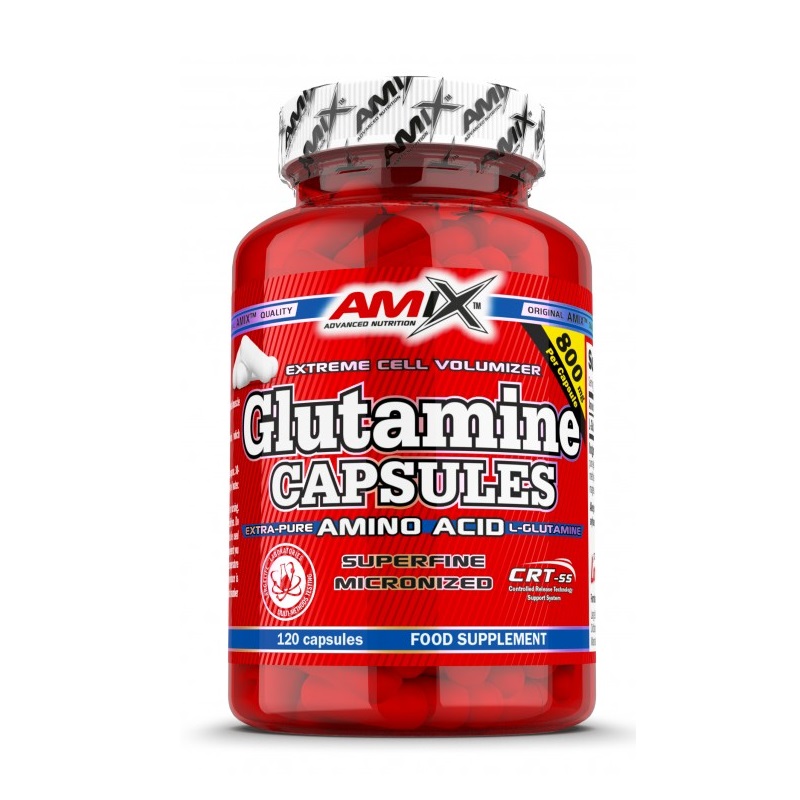 Амінокислота AMIX L-Glutamine 800 mg, 120 капсул