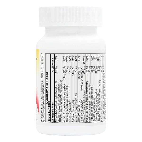 Хелатное железо Natures Plus Hema-Plex Jar, 30 таблеток. Фото 2