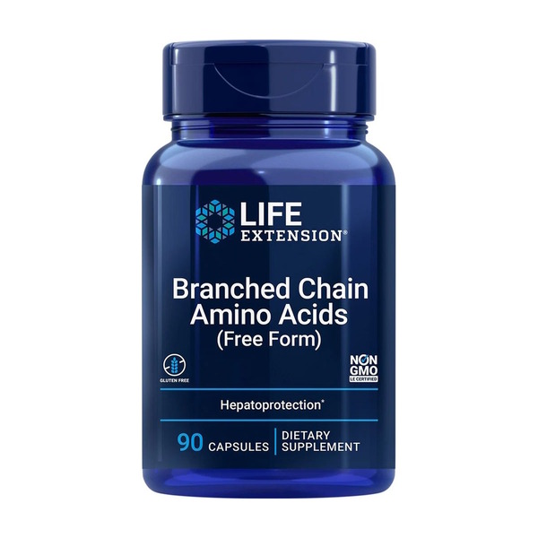 BCAA Life Extension Branched Chain Amino Acids, 90 капсул