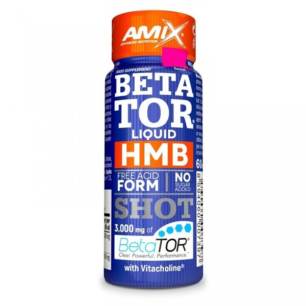 Післятренувальний комплекс AMIX BetaTor Liquid HMB Shot, 60 мл