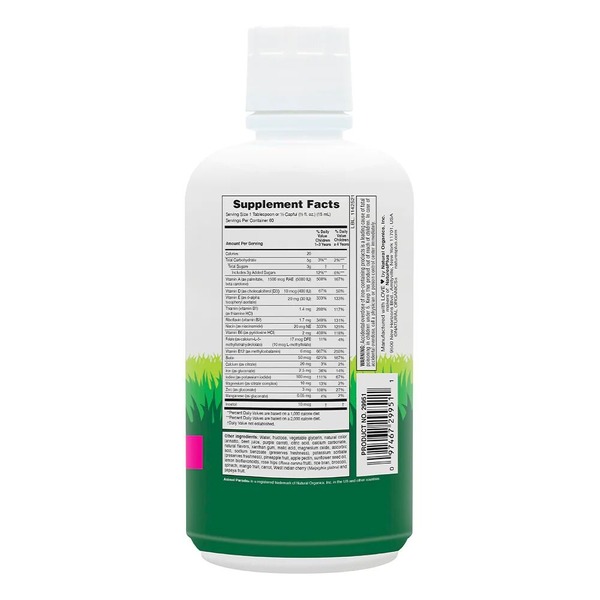 Вітаміни та мінерали Natures Plus Animal Parade Miltivitamin Liquid, 887 мл. Фото 2
