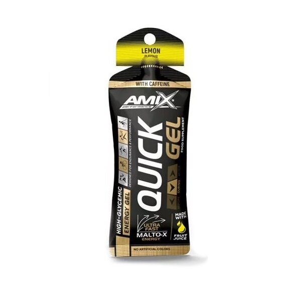 Предтренировочный комплекс AMIX Performance Quick Gel with Caffeine, 45 грамм. Фото 2