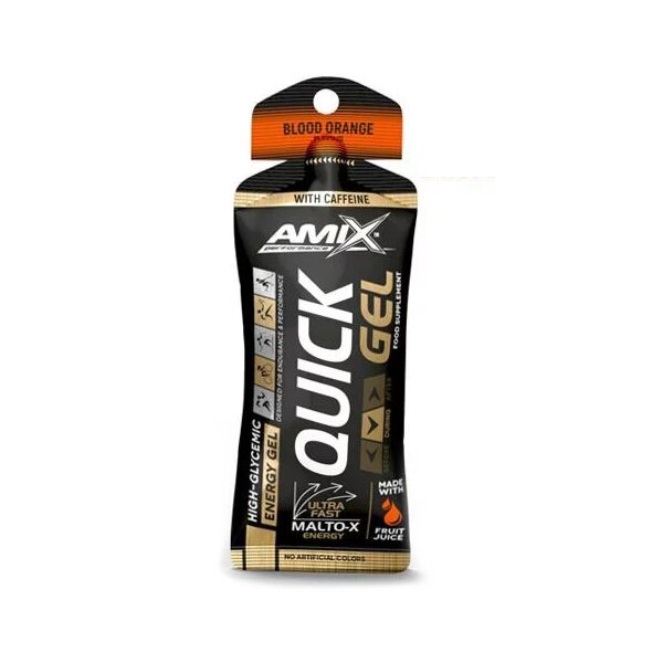 Предтренировочный комплекс AMIX Performance Quick Gel with Caffeine, 45 грамм