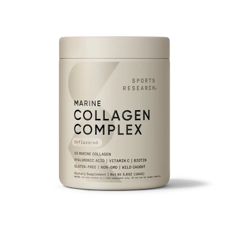 Морський колаген Sports Research Marine Collagen Complex, 164 грам