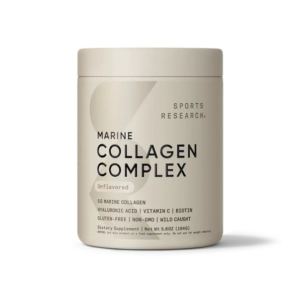 Морський колаген Sports Research Marine Collagen Complex, 164 грам