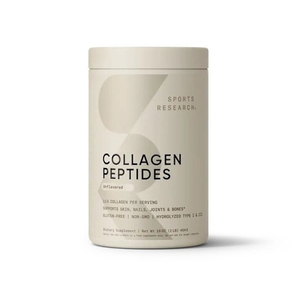 Колагенові пептиди Sports Research Collagen Peptides, 454 грам