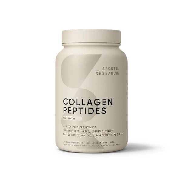 Колагенові пептиди Sports Research Collagen Peptides, 907 грам
