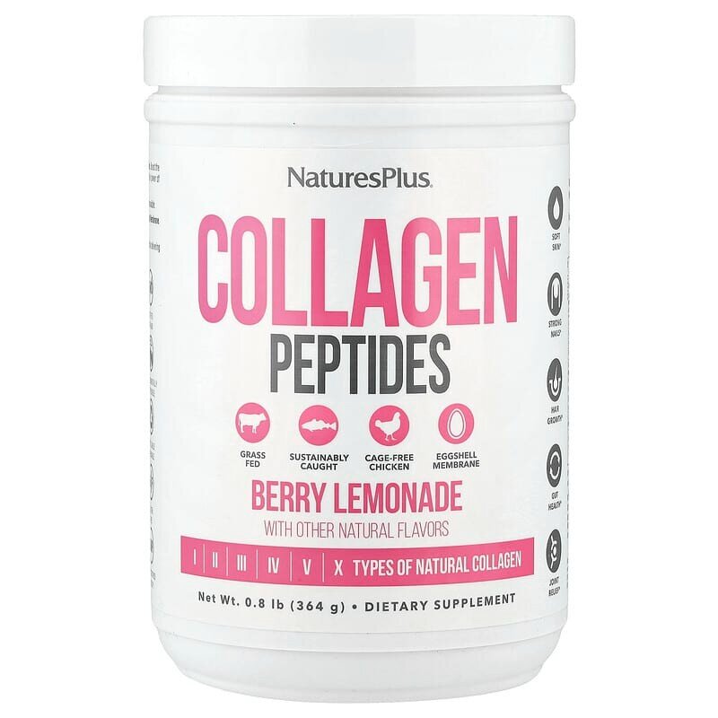 Колаген Natures Plus Collagen Peptides, 364 грам. Фото 3