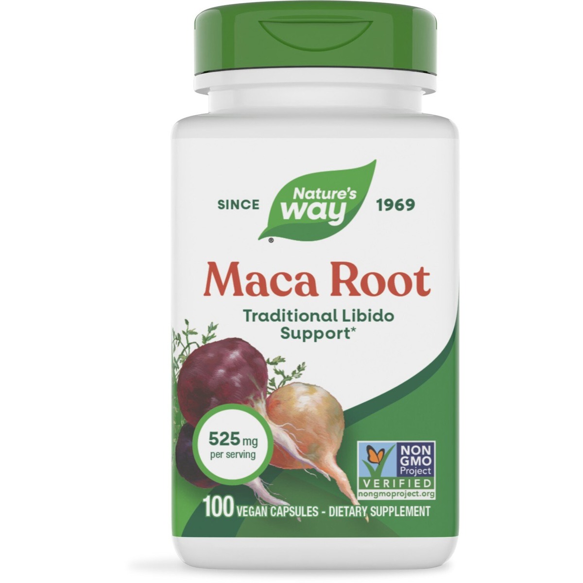 Корінь маки Nature's Way Maca Root 525 mg, 100 вегакапсул