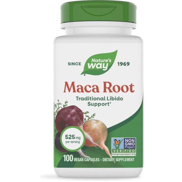 Корінь маки Nature's Way Maca Root 525 mg, 100 вегакапсул