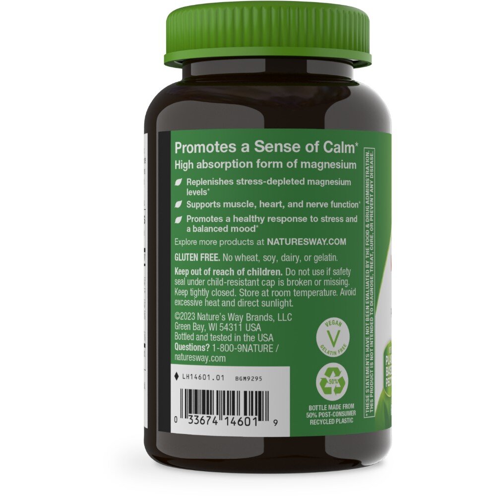 Желейки с магнием Nature's Way Magnesium Gummy, 60 желеек. Фото 3