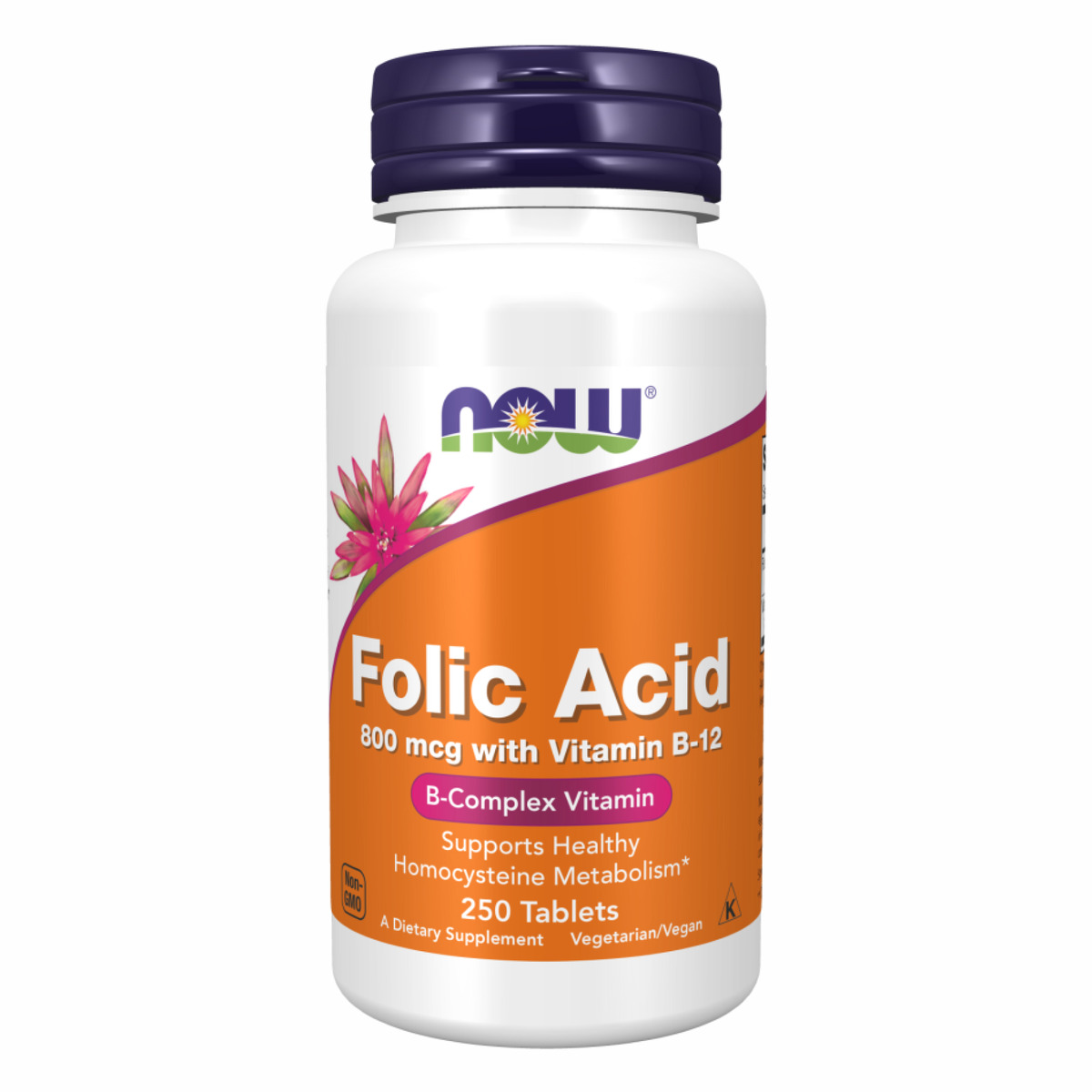 Folic Acid 800mcg - 250 tabs (Повреждена этикетка)
