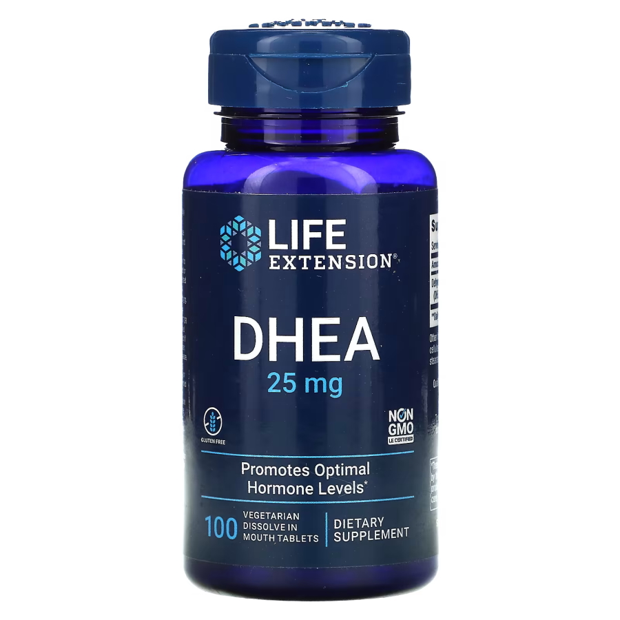 Стимулятор тестостерону Life Extension DHEA Dissolve 25 mg, 100 таблеток