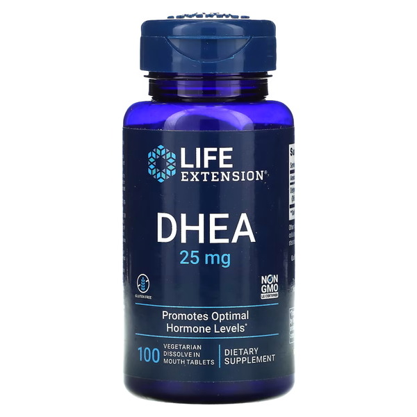 Стимулятор тестостерону Life Extension DHEA Dissolve 25 mg, 100 таблеток