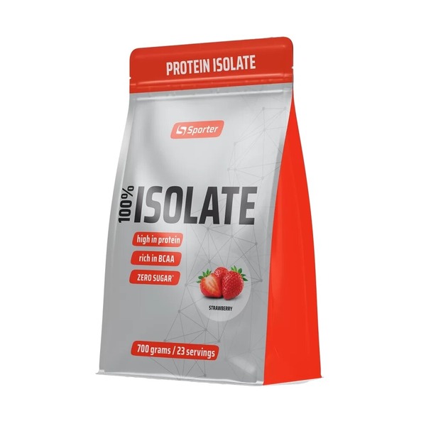 Сироватковий ізолят Sporter 100% Isolate, 700 грам