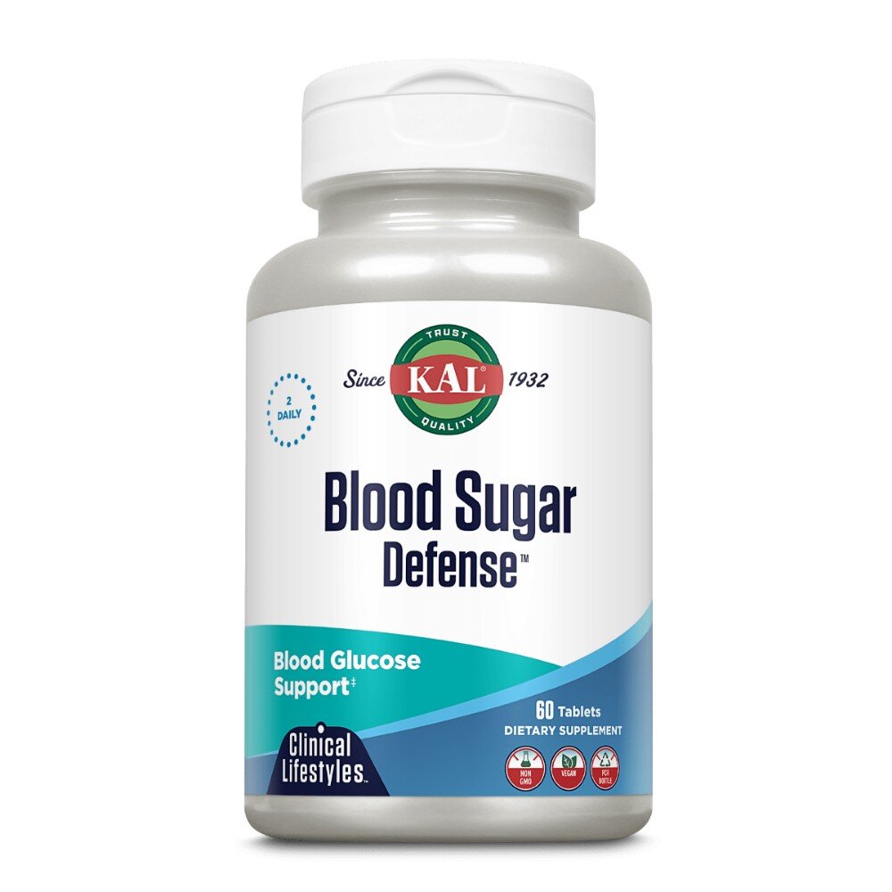 Комплекс для поддержки уровня глюкозы KAL Blood Sugar Defense, 60 таблеток