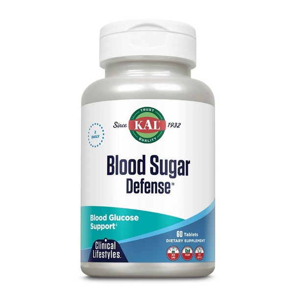 Комплекс для поддержки уровня глюкозы KAL Blood Sugar Defense, 60 таблеток