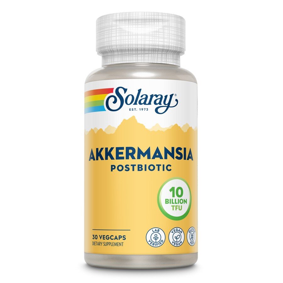 Постбіотик Solaray Akkermansia, 30 вегакапсул