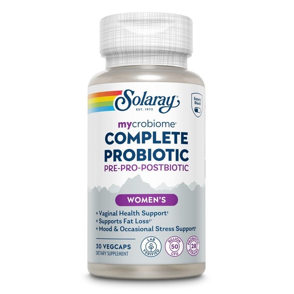 Жіночий пробіотичний комплекс Solaray Mycrobiome Complete Probiotic Women's, 30 вегакапсул